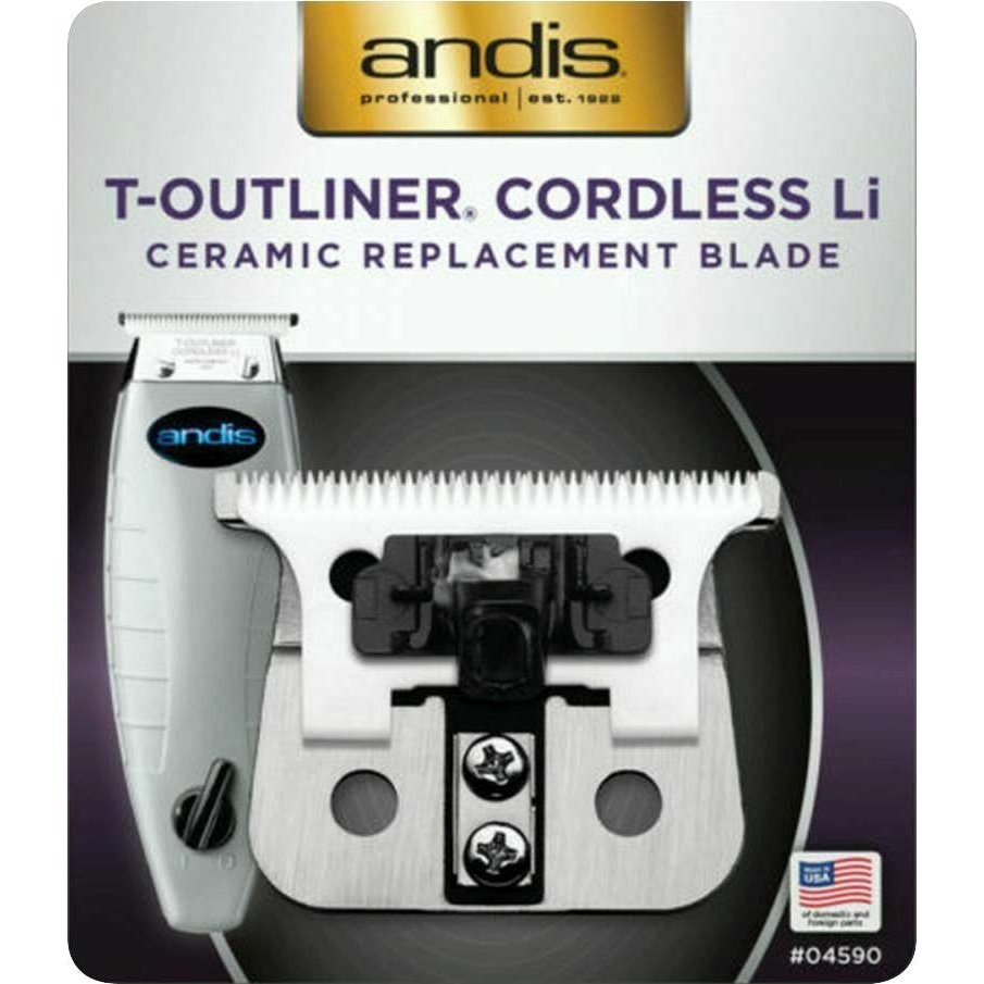 Andis T-Outliner Cordless Li Ceramic Replacement Blade 04590 Andis T-Outliner Cordless Li Ceramic Replacement Blade 04590