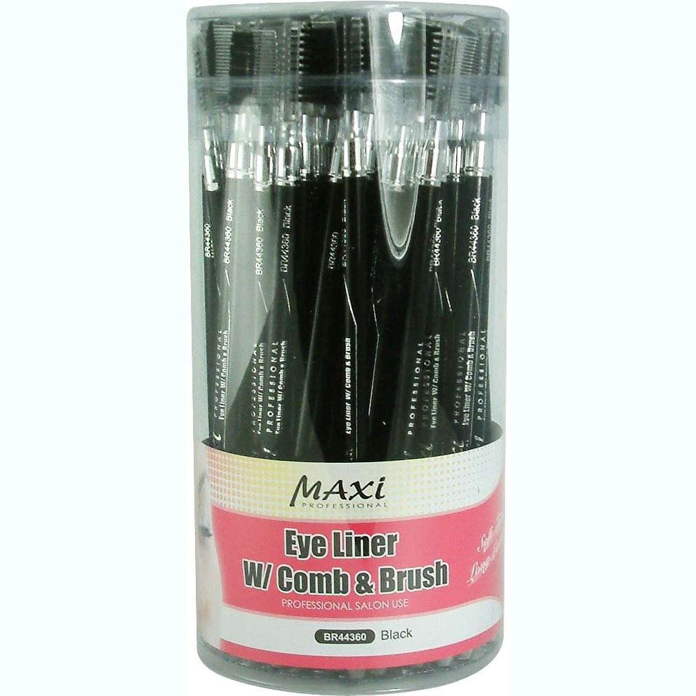 Brittny Eyeliner W Comb Brush Black Brittny Eyeliner W Comb Brush Black