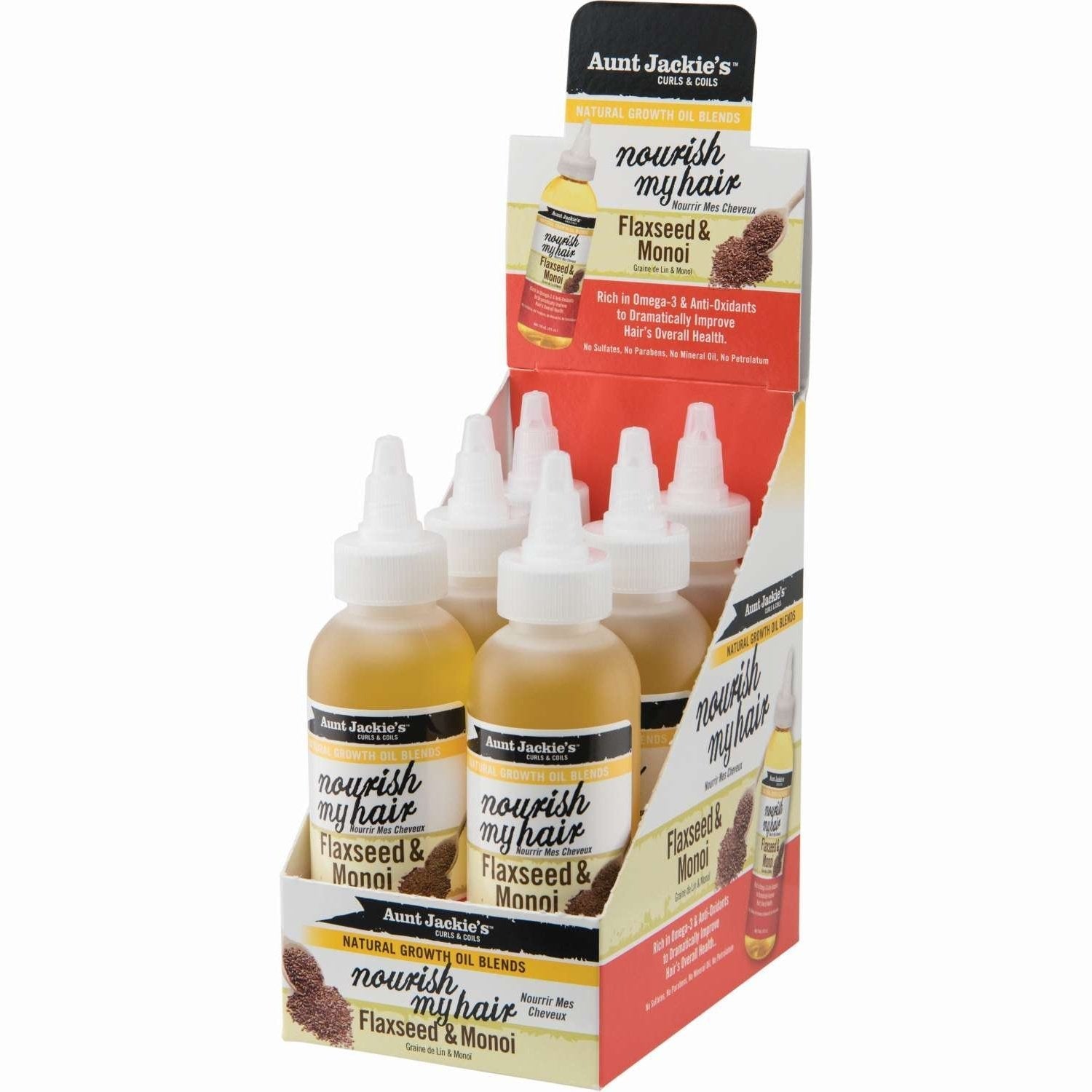 Aunt Jackies Growth Oil Nourish My Hair Flaxseed Monoi Aunt Jackies Growth Oil Nourish My Hair Flaxseed Monoi