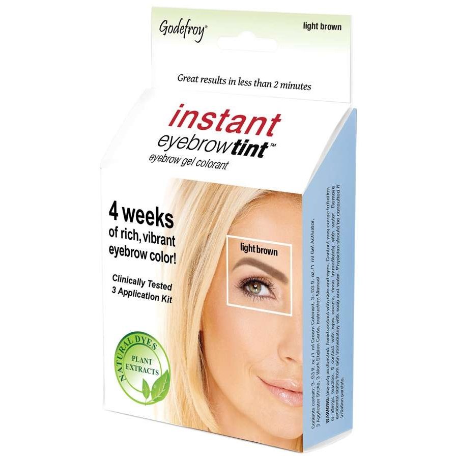 Instant Eyebrow Tint Sensitive - Three App Kit - Light Brown Instant Eyebrow Tint Sensitive - Three App Kit - Light Brown