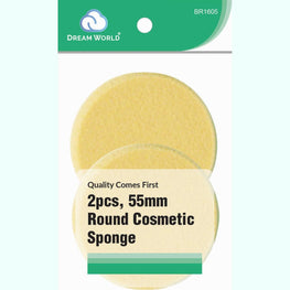 Brittny Cosmetic Sponge Round 2-Piece
