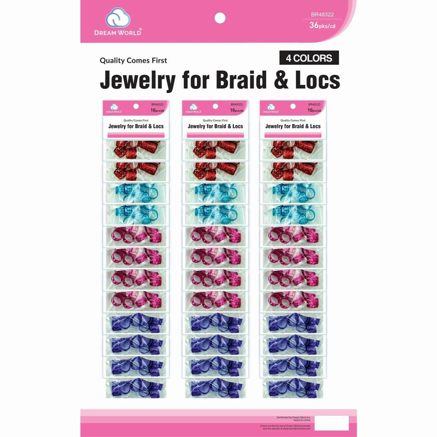 Brittny Jewelry Braids  Locs Asst